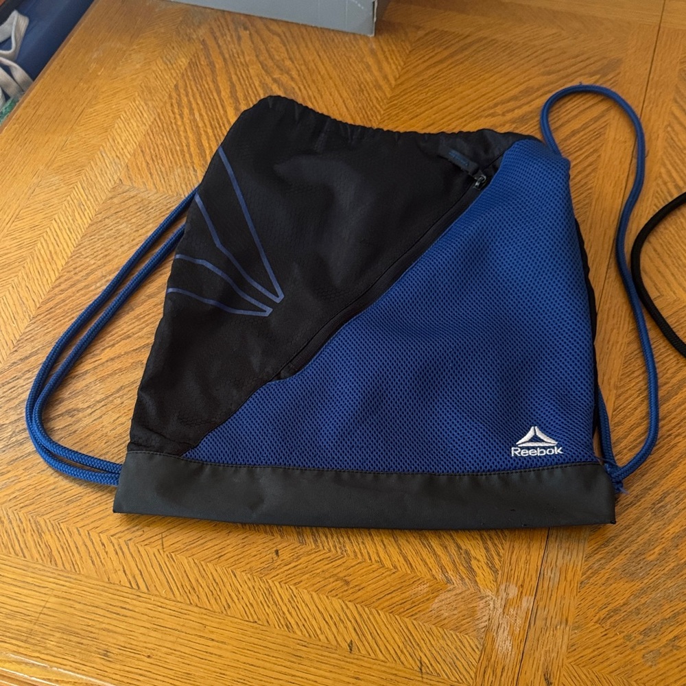 Reebok Black and Blue Sports Bag